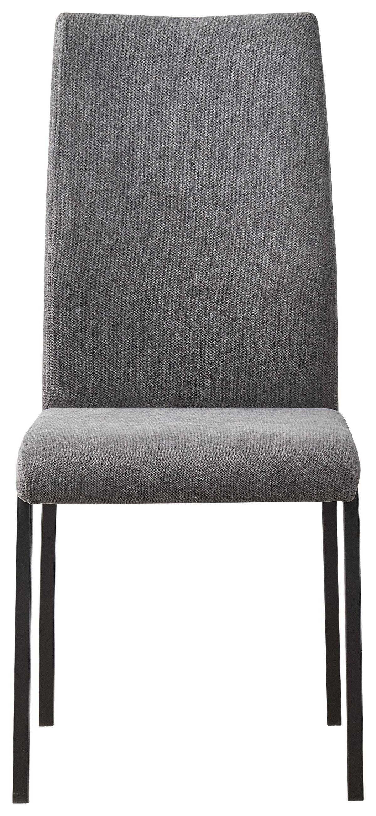Szék Anne Ii - fekete/szürke, Konventionell, textil/fém (44/97cm)