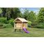 Spielturm Stelzenhaus Julia Set - Violett/Naturfarben, Holz (153/222/153cm) - Karibu