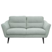 2-Sitzer-Sofa Tromso Hellblau B: 158 cm - Schwarz/Hellblau, Design, Textil (158/87/88cm) - Livetastic