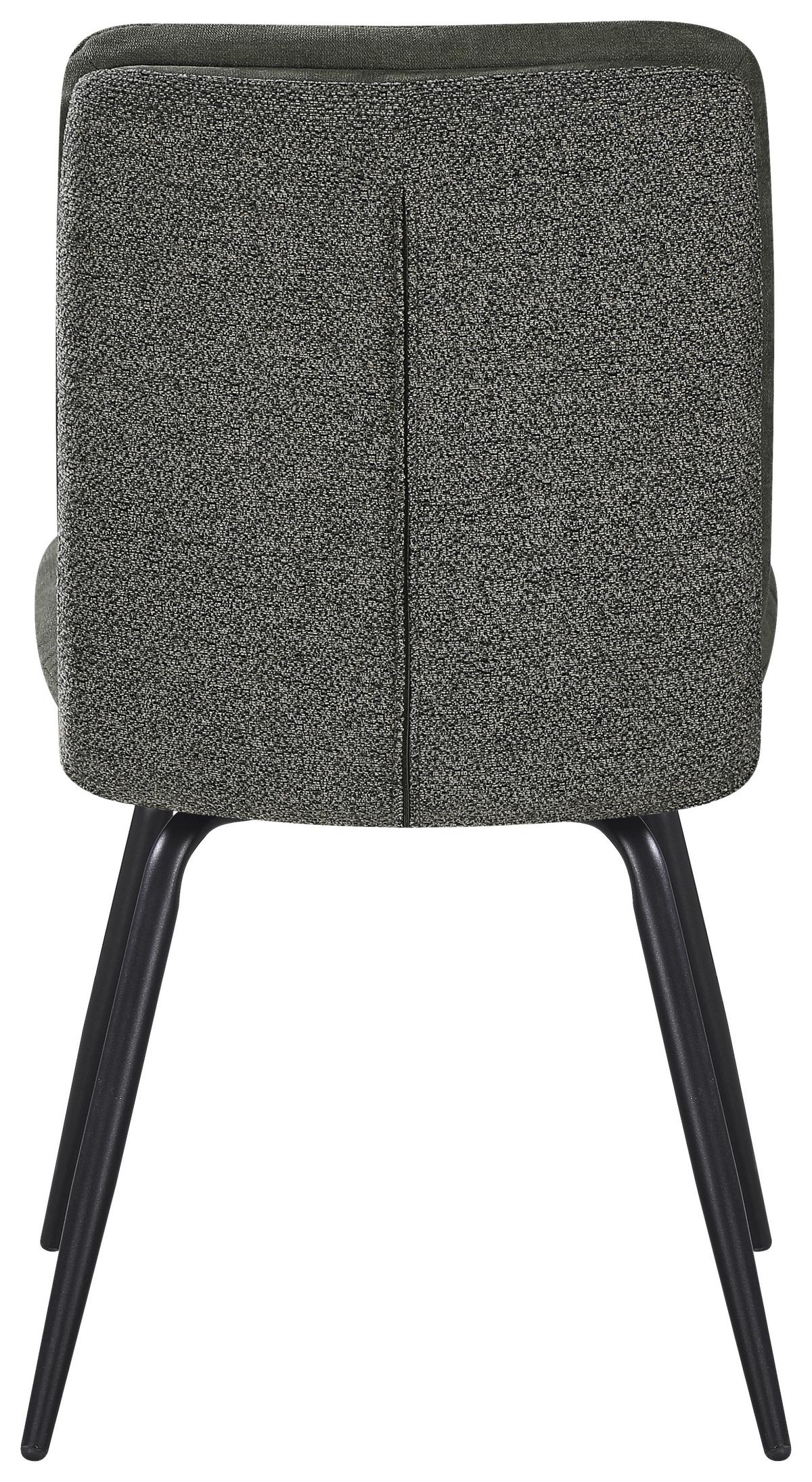 ŽIDLE NOVA - černá/zelená, Moderní, kov/textil (48/89/67cm) - Premium Living