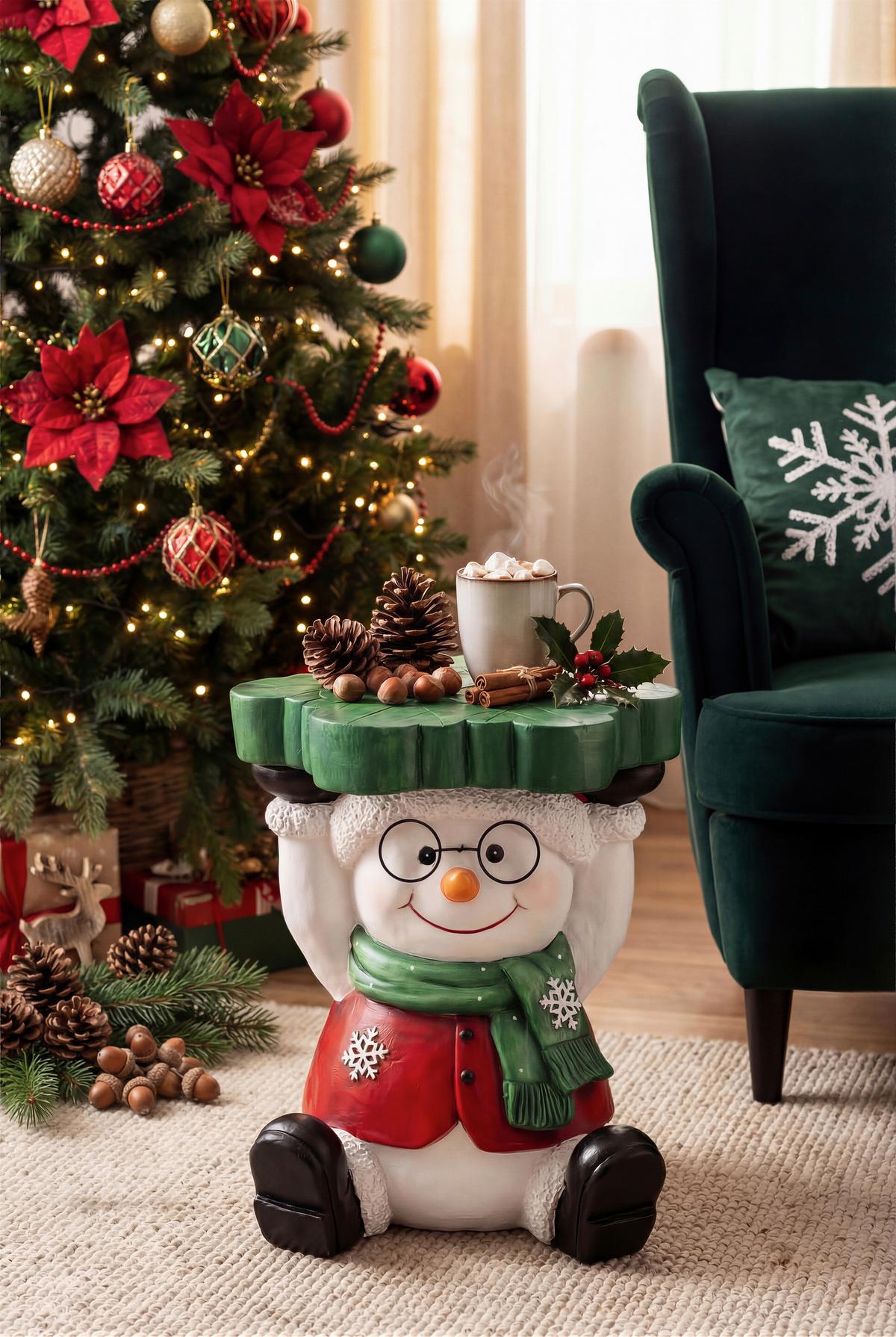 SCHNEEMANN OLAF -PAZ- - Rot/Schwarz, KONVENTIONELL, Stein (38/38/47cm) - Luca Bessoni