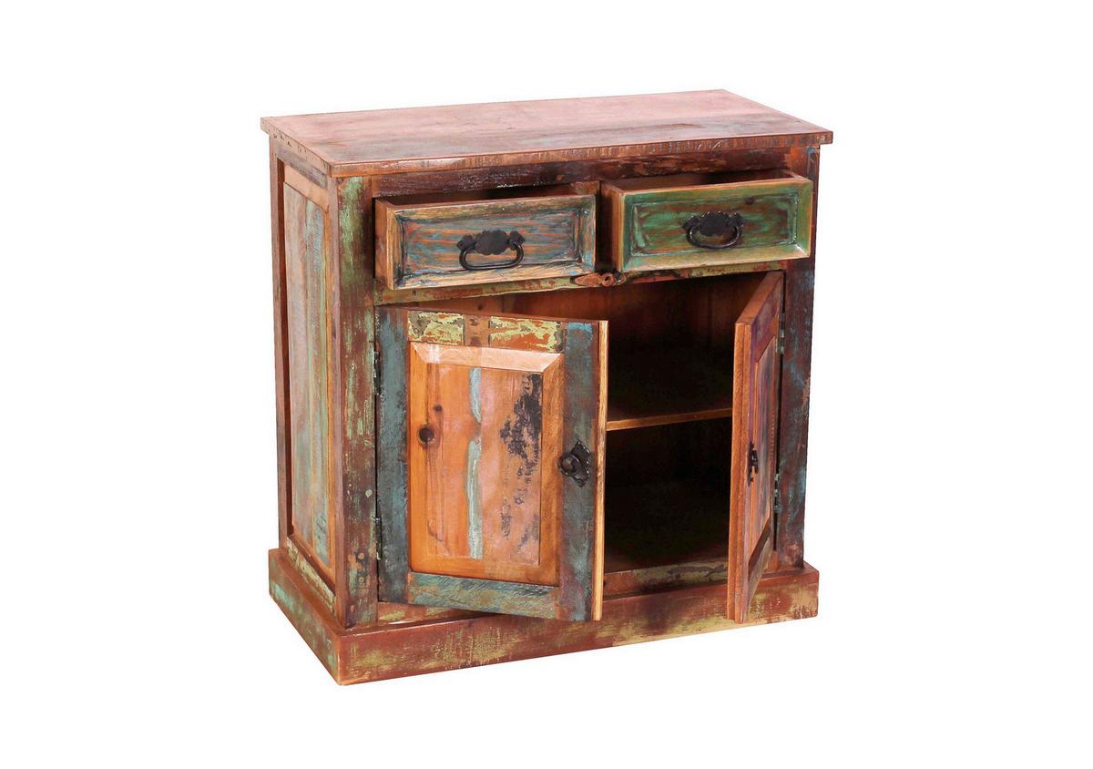 KOMMODE Multicolor B: 80cm - Multicolor, Design, Holz (80/40/80cm) - MID.YOU