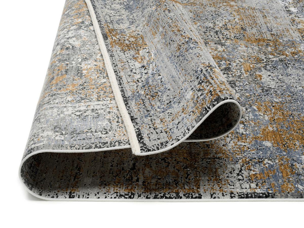 Webteppich Le Mans 06 - Multicolor/Hellgrau, Design, Textil (240/340cm) - Dieter Knoll