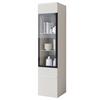 Vitrine Vera Beige/kaschmir B: 30cm - Kaschmir/Beige, Design, Glas/Holzwerkstoff (30/130/33cm) - Livetastic
