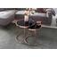 Beistelltisch 2er-Set Rund mit Glasplatte Schwarz + Kupfer - Schwarz/Kupferfarben, Design, Glas/Metall (50/50/50cm) - Livetastic Beistelltisch 2er-Set Rund mit Glasplatte Schwarz + Kupfer - Schwarz/Kupferfarben, Design, Glas/Metall (50/50/50cm) - Livetastic