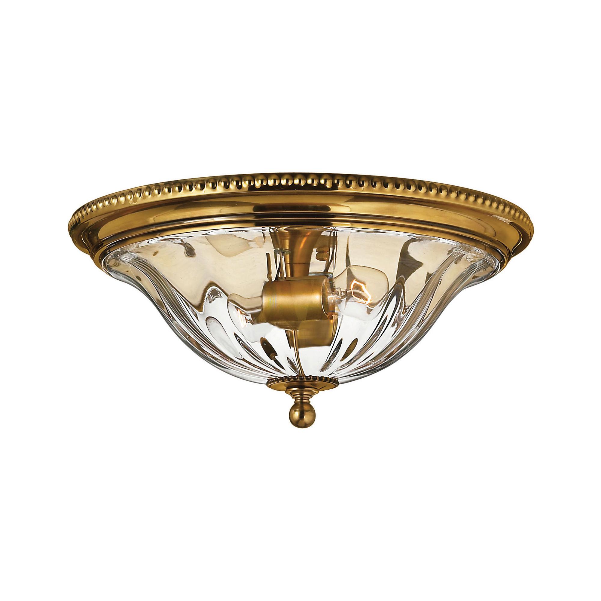 Deckenleuchte Hk-Cambridge-F-A - Messingfarben, LIFESTYLE, Glas/Metall (41.1/18.6cm) - Elstead Lighting