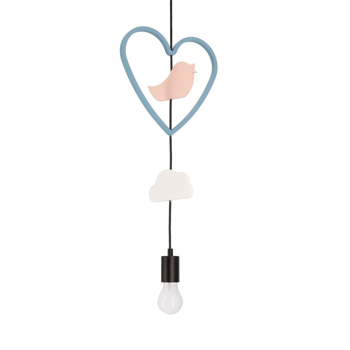 Kinderhängeleuchte 33-27528 Trio Shs - Multicolor, Basics, Holzwerkstoff/Metall (100/36/100cm)