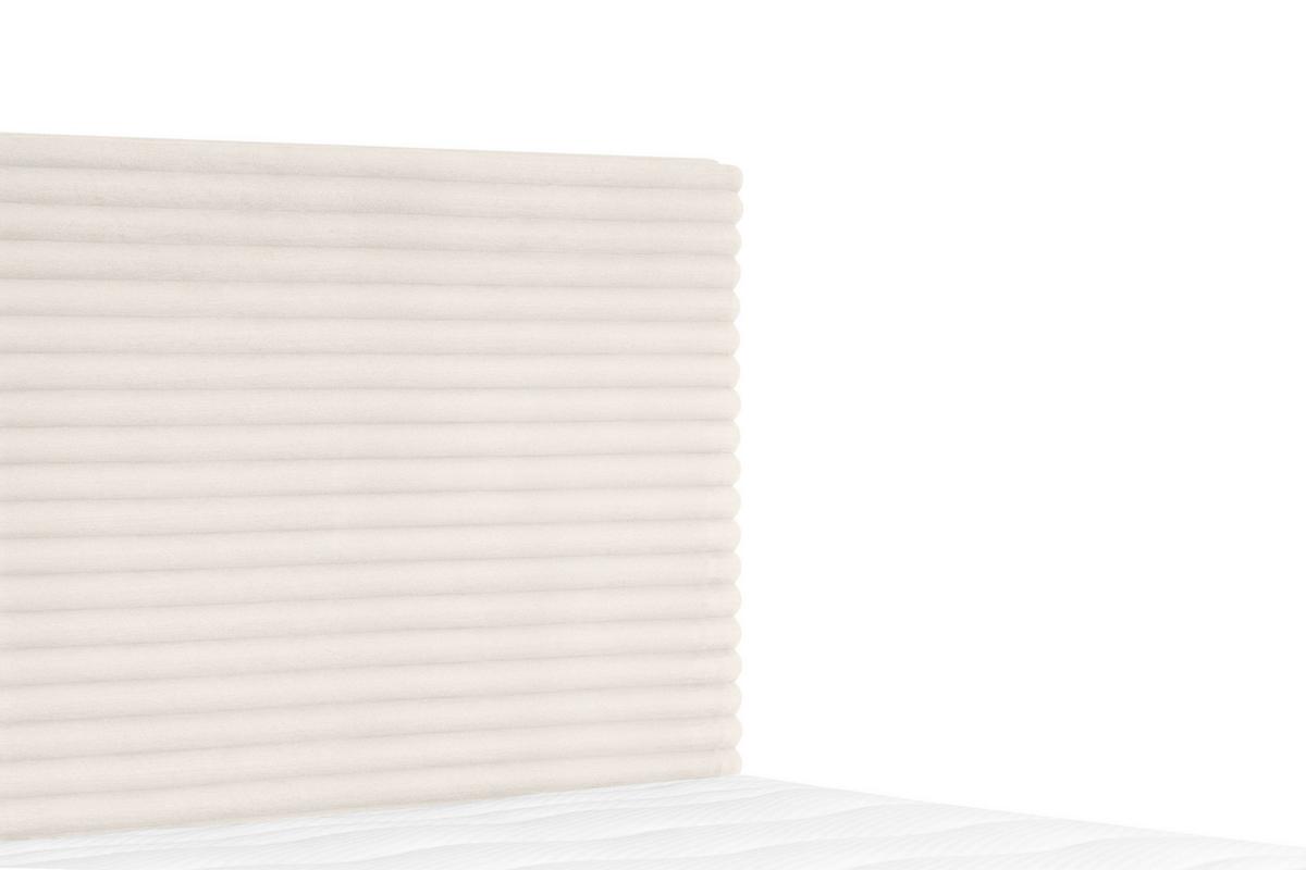 Boxbett Cordoba Creme, Lf: 160x200 cm - Creme/Schwarz, Basics, Holz/Textil (160/200cm) - Livetastic