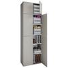Drehtürenschrank 70 Cm Lona Xxl Grau - Grau, MODERN, Holzwerkstoff (70/223/39cm) - MID.YOU