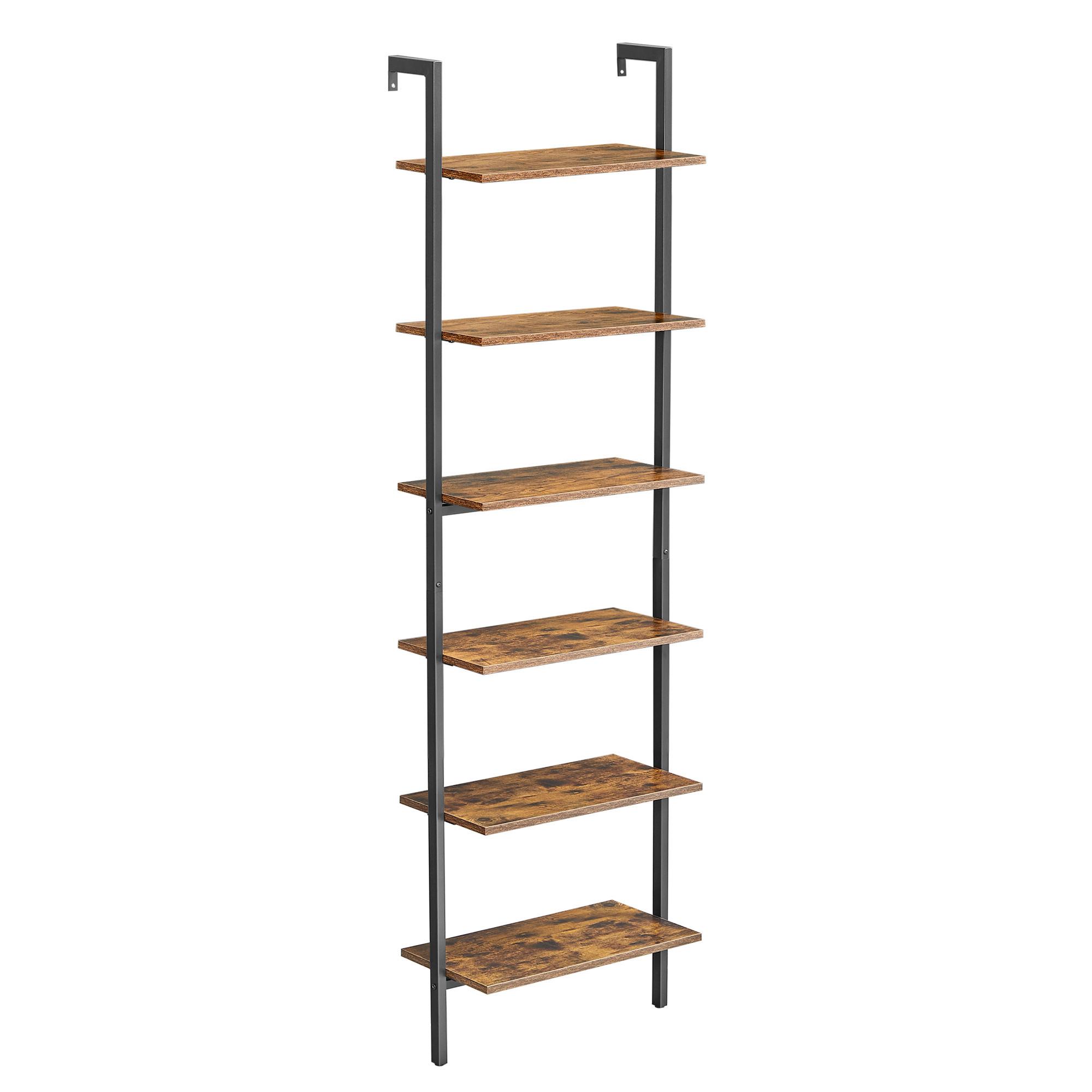 REGAL Regal B: 60 cm Braun/Schwarz - Schwarz/Braun, Trend, Holzwerkstoff (60/204,8/30cm) - Boxxx
