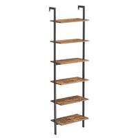 REGAL Regal B: 60 cm Braun/Schwarz - Schwarz/Braun, Trend, Holzwerkstoff (60/204,8/30cm) - Boxxx