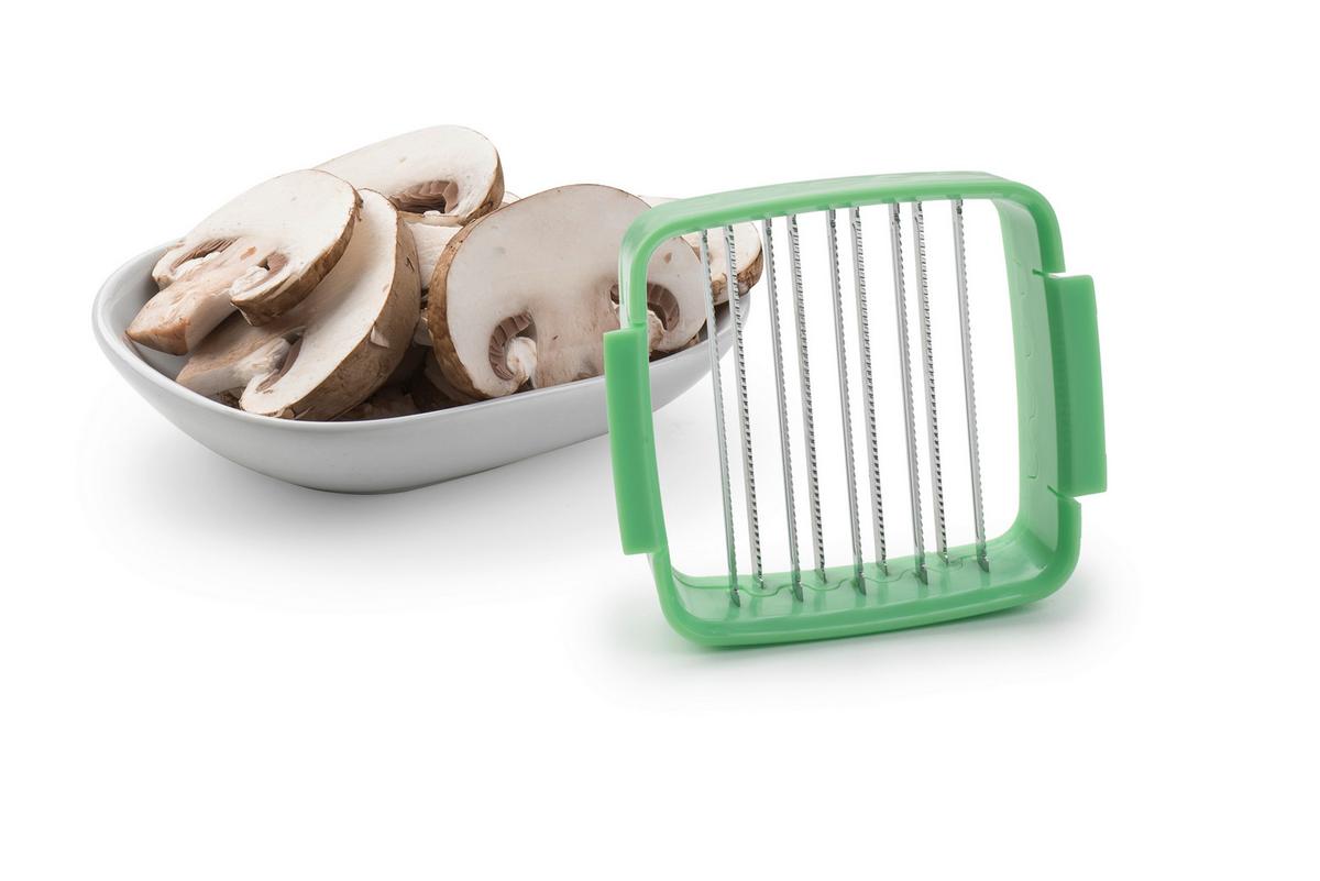 Küchenhelfer-Set Nicer Dicer Quick 7 -Teilig. - Schwarz/Grün, Basics, Kunststoff/Metall - Genius