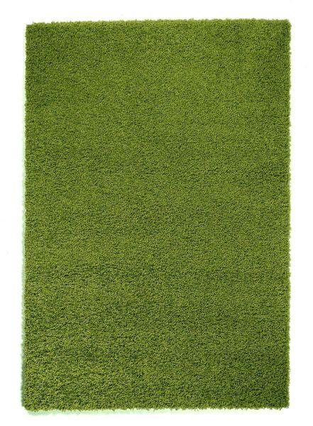 Hochflorteppich Fashion Shaggy - Grün, Basics, Textil (200/200cm) - Novel