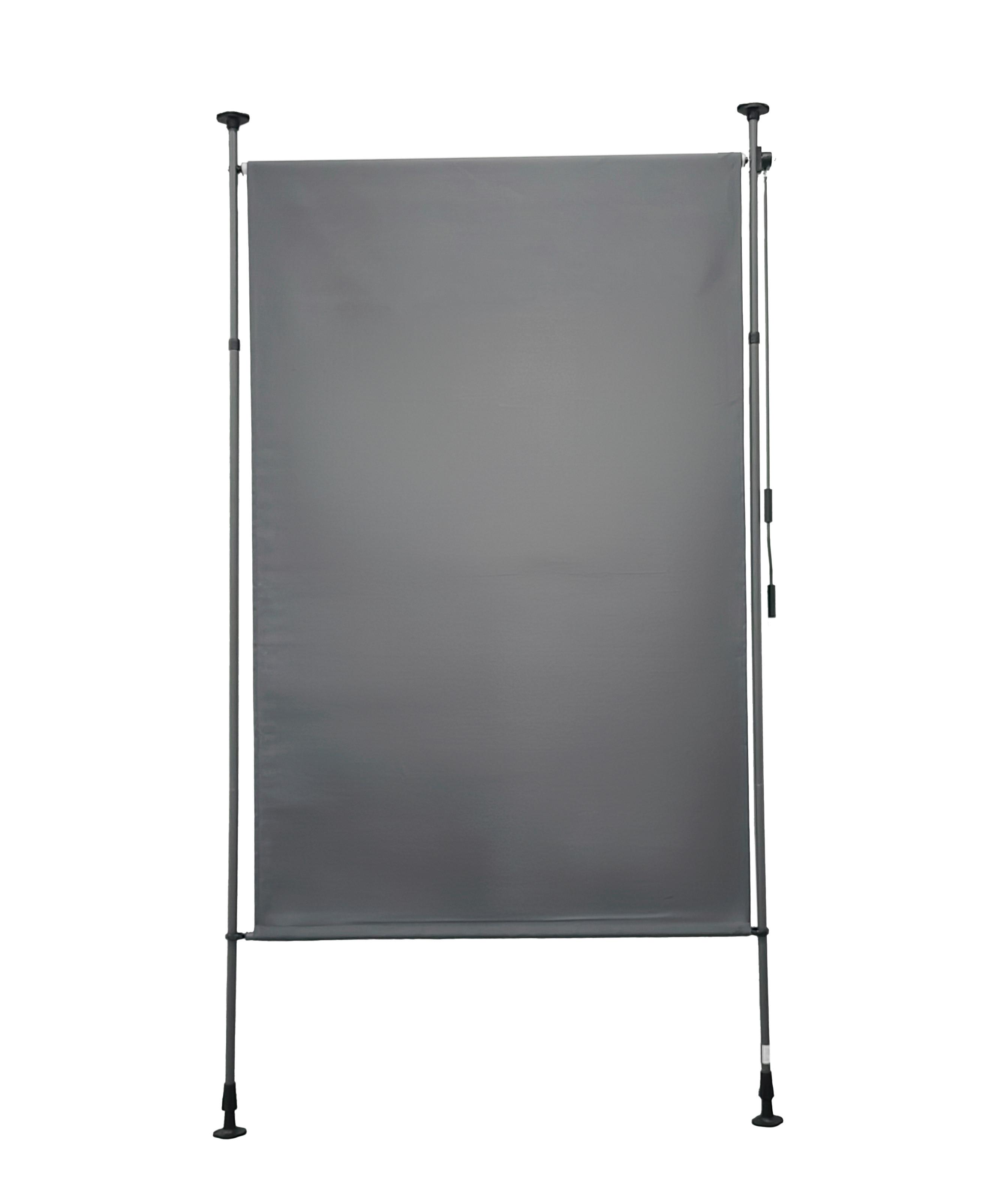 Sichtschutz Klemm-Sichtschutz - Anthrazit, Basics, Kunststoff/Metall (150/316/270cm)