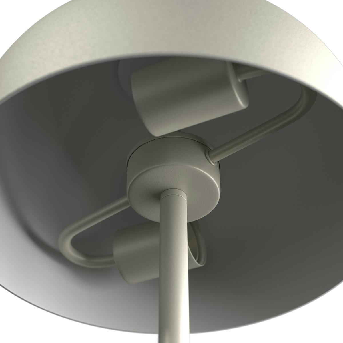 STOLNÍ LAMPA TAILA - šedá/světle šedá, Moderní, kov (28/46/28cm) - Bessagi Home