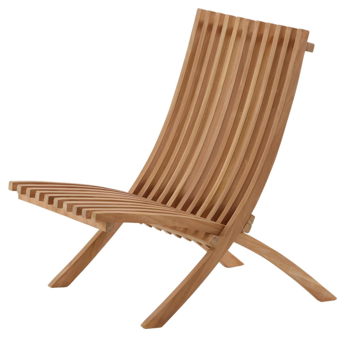 Loungesessel 2er-set Kenya Aus Holz - Teakfarben, KONVENTIONELL, Holz (73/85/63cm) - Gardenson