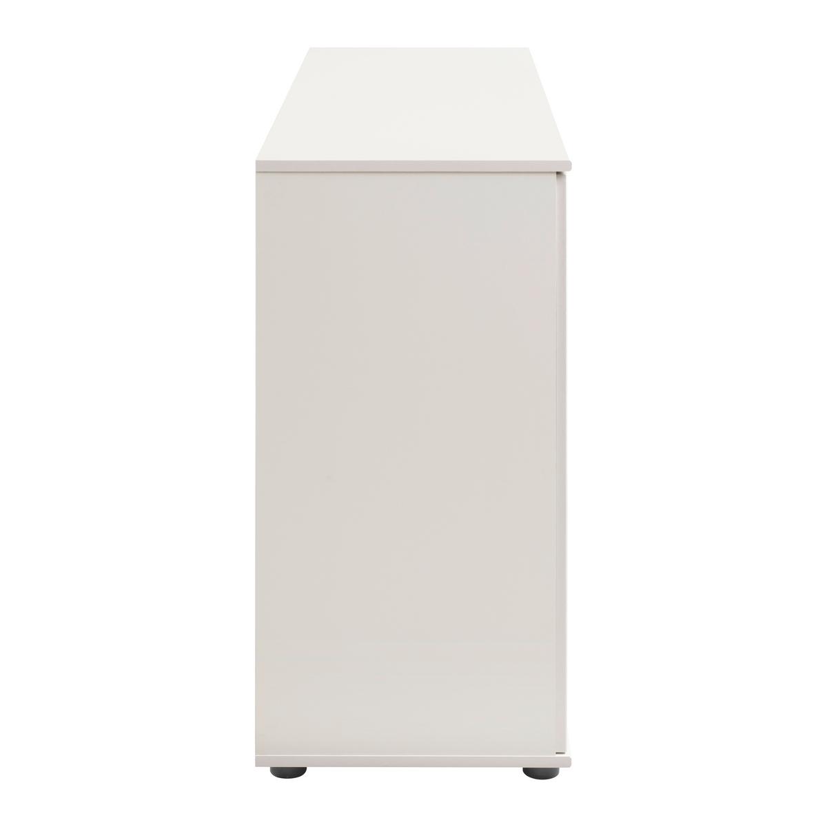 Komoda LUMIO - čierna/kašmírová, Konventionell, kompozitné drevo/plast (130/83/41cm) - Mömax