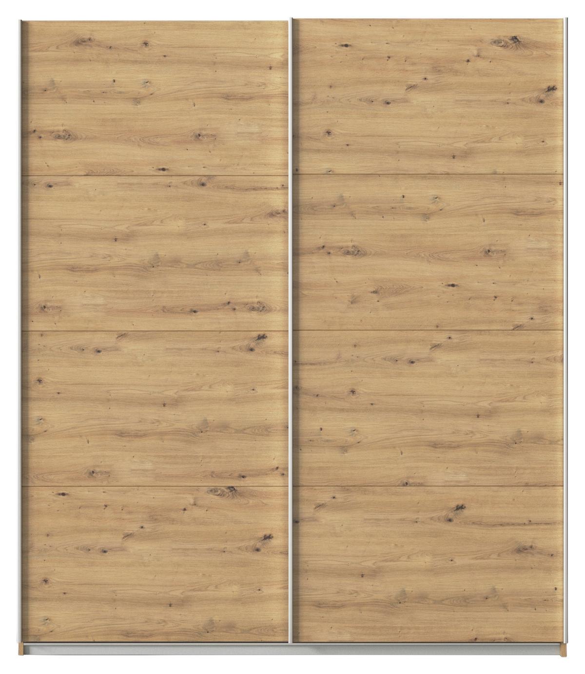Schwebetürenschrank B: 181cm Feldkirch Eiche Dekor - Eiche Artisan, MODERN, Holzwerkstoff (181/210/62cm)