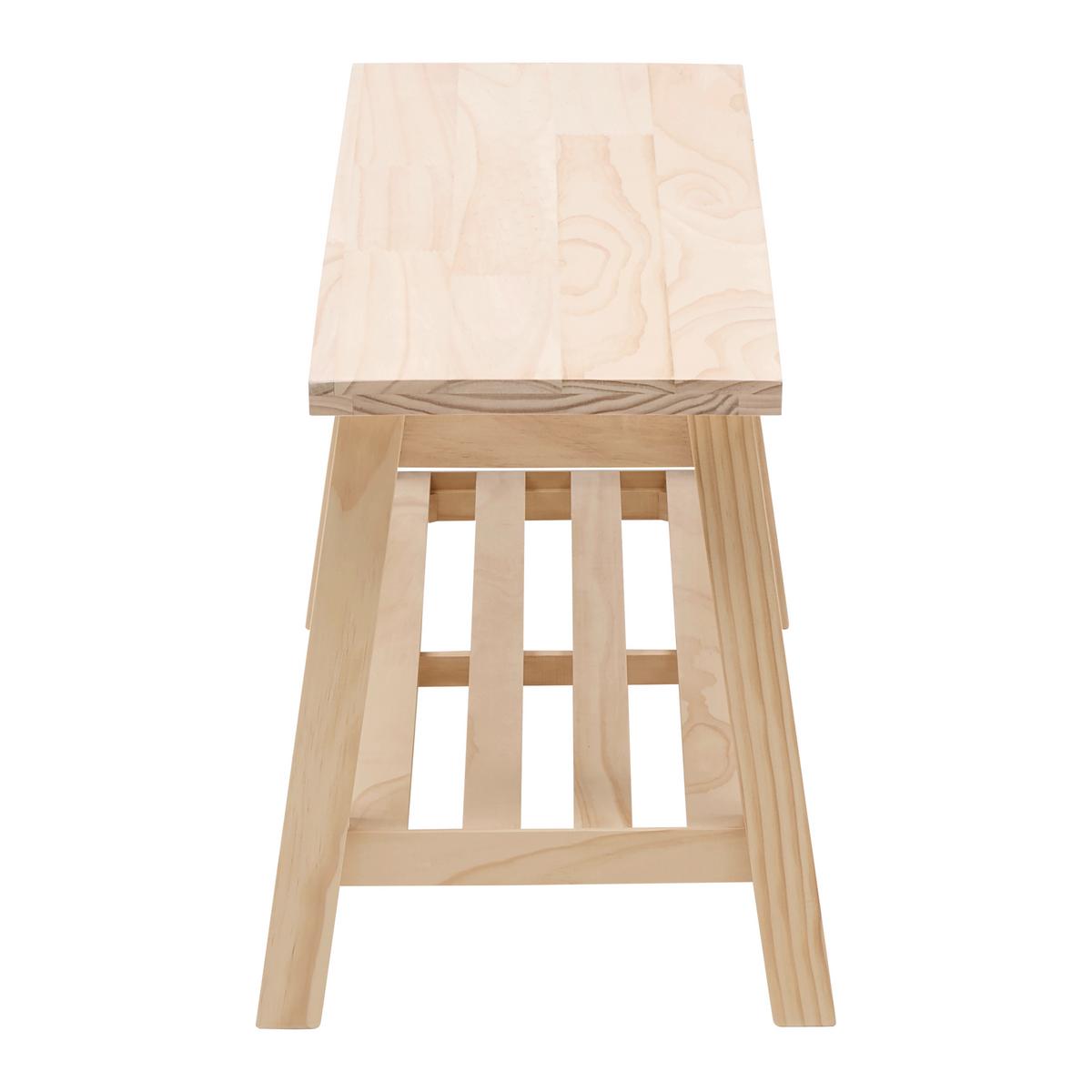 VIACÚČELOVÁ LAVICA FIDUS I -TREND- - prírodná farba, Konventionell, drevo (90/38/26cm) - Mömax