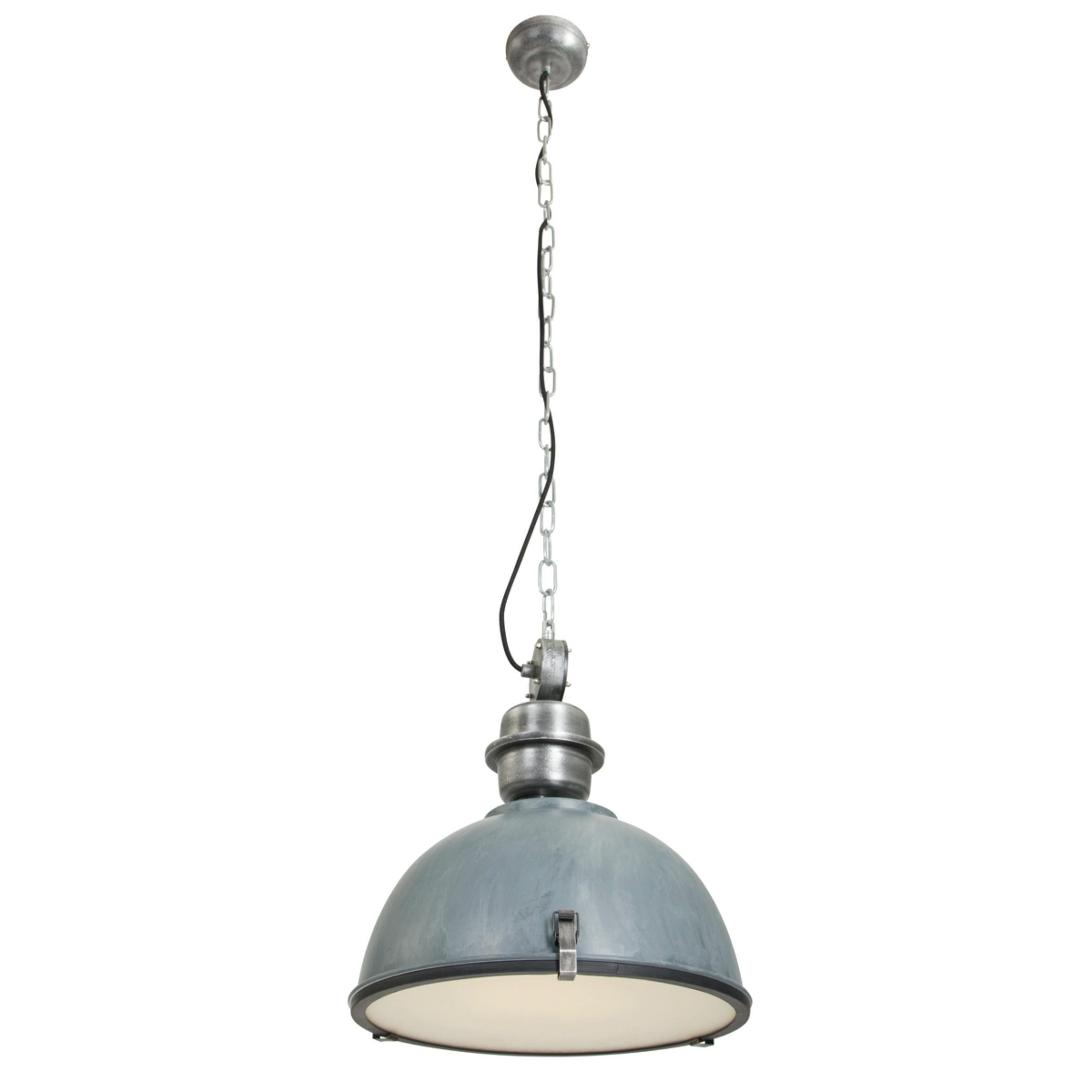 Pendelleuchte Bikkel - Grau, Trend, Glas/Metall (42/145/42cm)