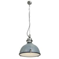 Pendelleuchte Bikkel - Grau, Trend, Glas/Metall (42/145/42cm)