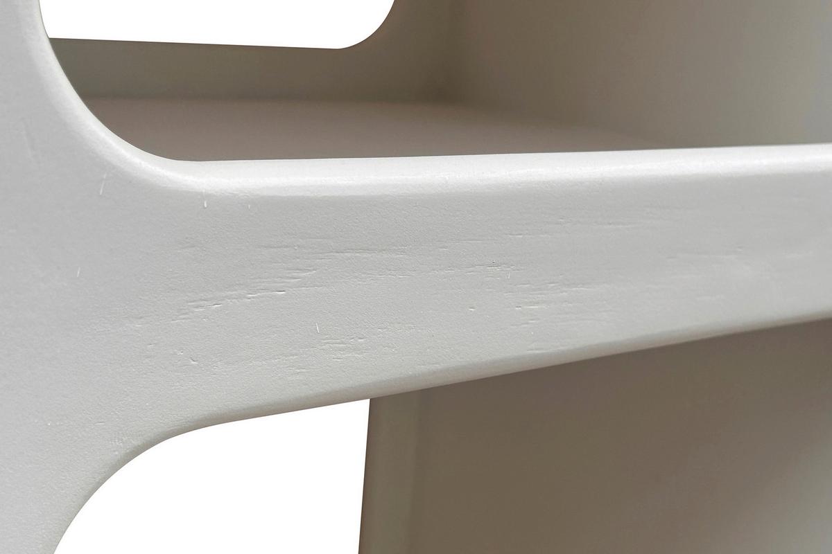 REGAL Weiß B: 90cm - Weiß, Design, Holzwerkstoff/Stein (90/170/35cm) - MID.YOU