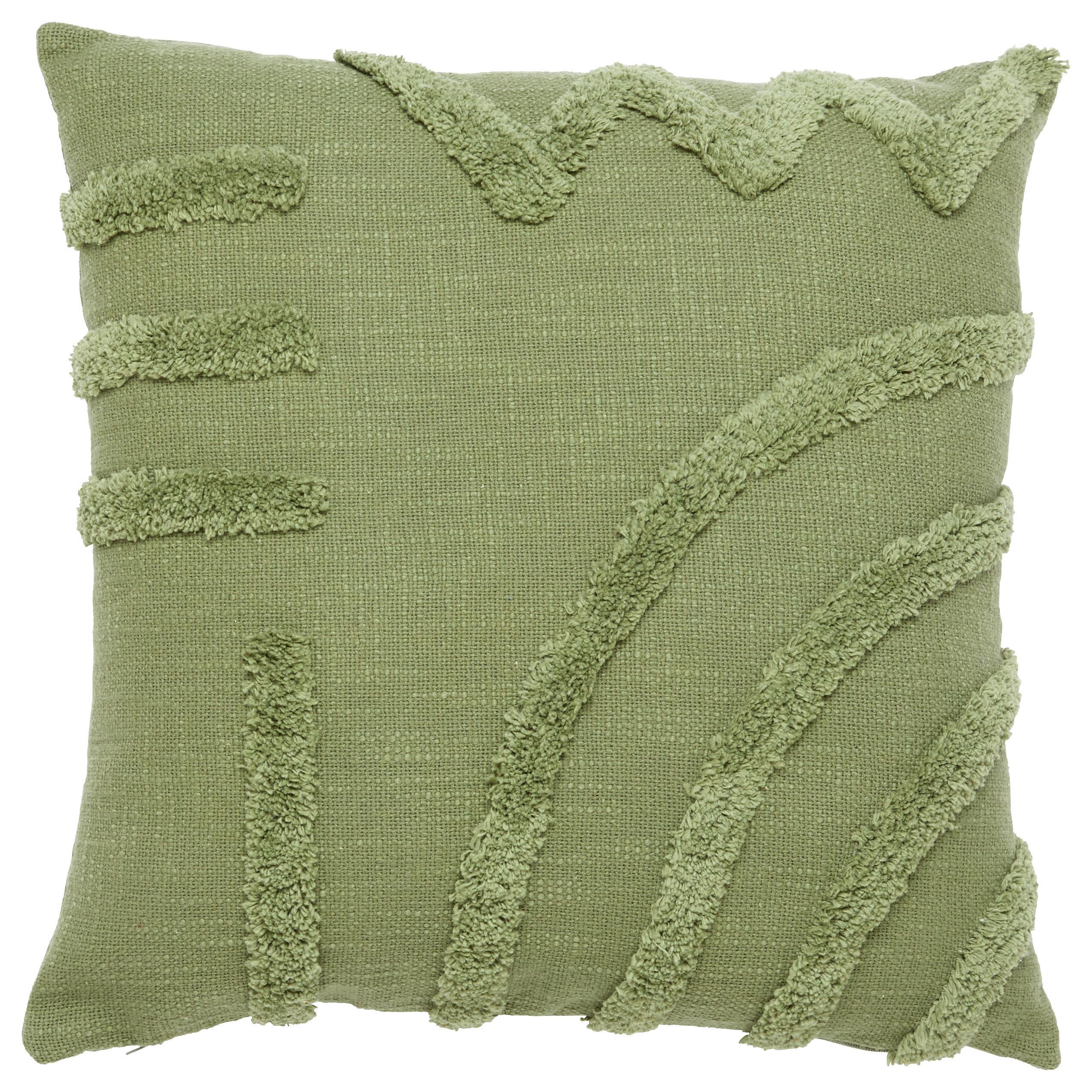 Dekoračný Vankúš Bob, 45/45cm, Zelená - zelená, Moderný, textil (45/45cm) - Premium Living