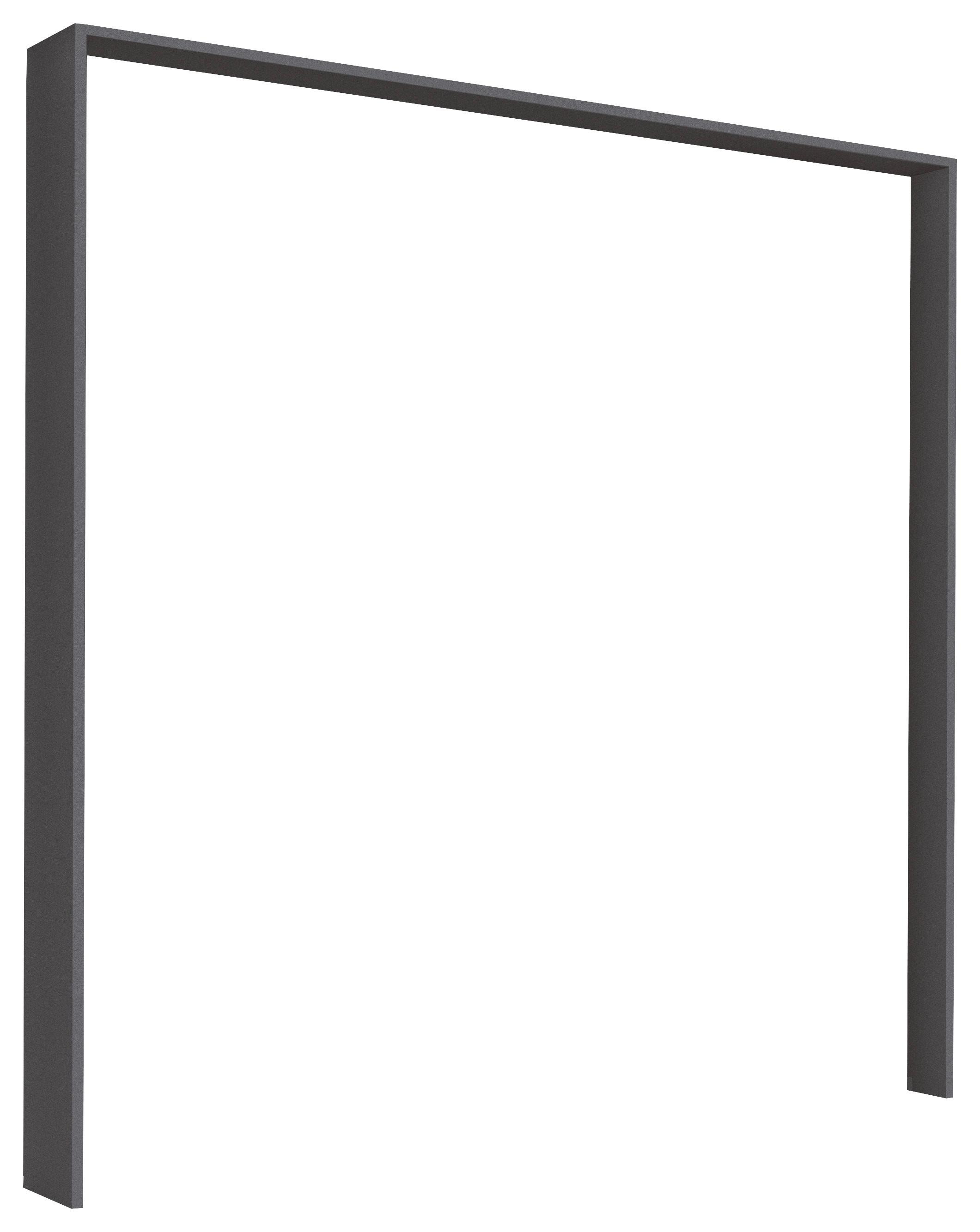 Passepartout-Rahmen Miami Grau Metallic für B: 203 cm