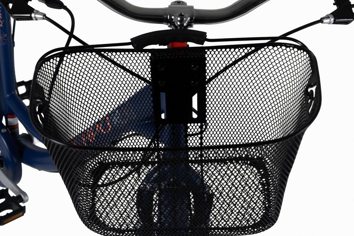 Citybike 26'' mit Korb DaCapo Cantaloupe blau - Blau, Basics, Metall (25/140/60cm)