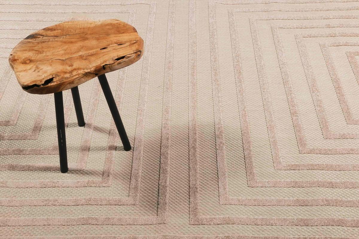 Outdoorteppich, 200x290 cm Carolina - Hellbraun/Beige, Design, Textil (200/290cm) - Esprit