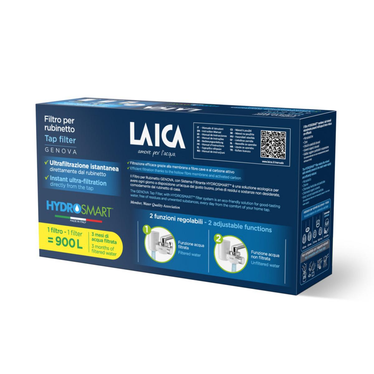 Csapra Szerelhető Vízszűrő Laica Genova Hydrosmart - Basics