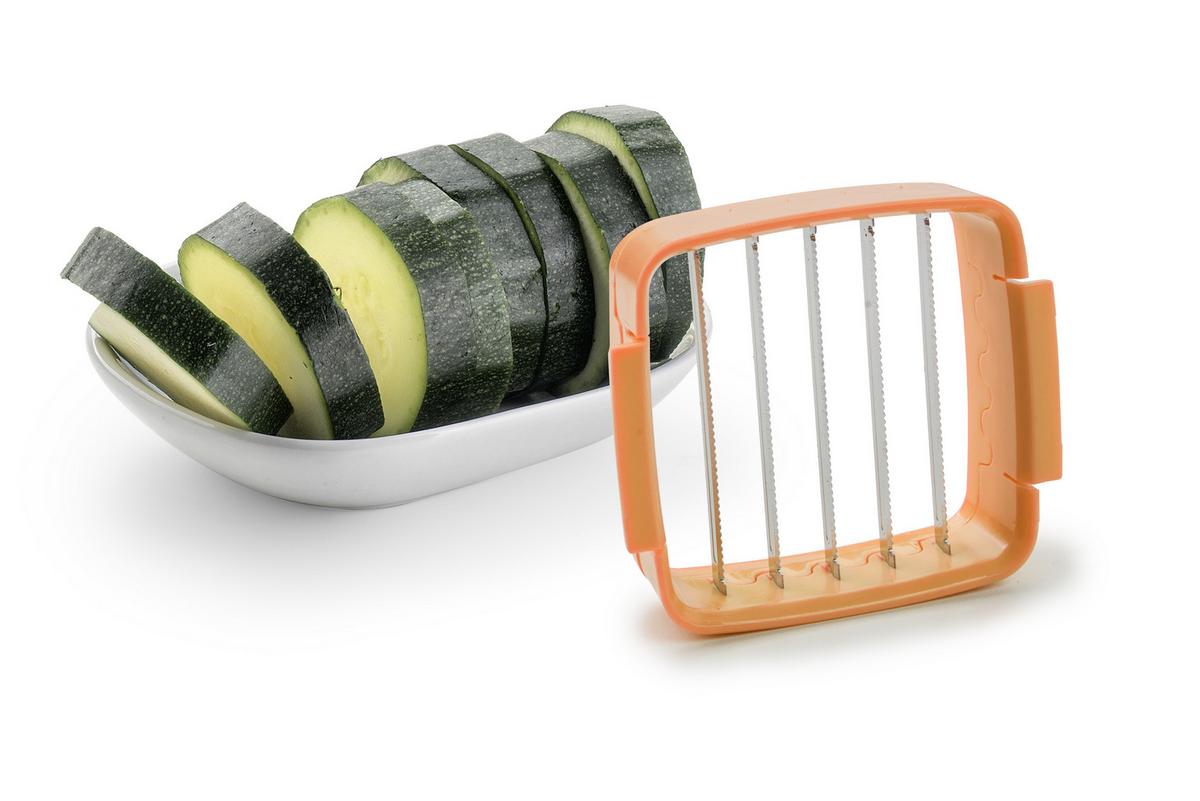 Küchenhelfer-Set Nicer Dicer Quick 5 -Teilig. - Schwarz/Orange, Basics, Kunststoff/Metall - Genius