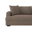 Megasofa Pelle-Megasofa - Wengefarben/Beige, Trend, Textil (261/124cm) - Luca Bessoni
