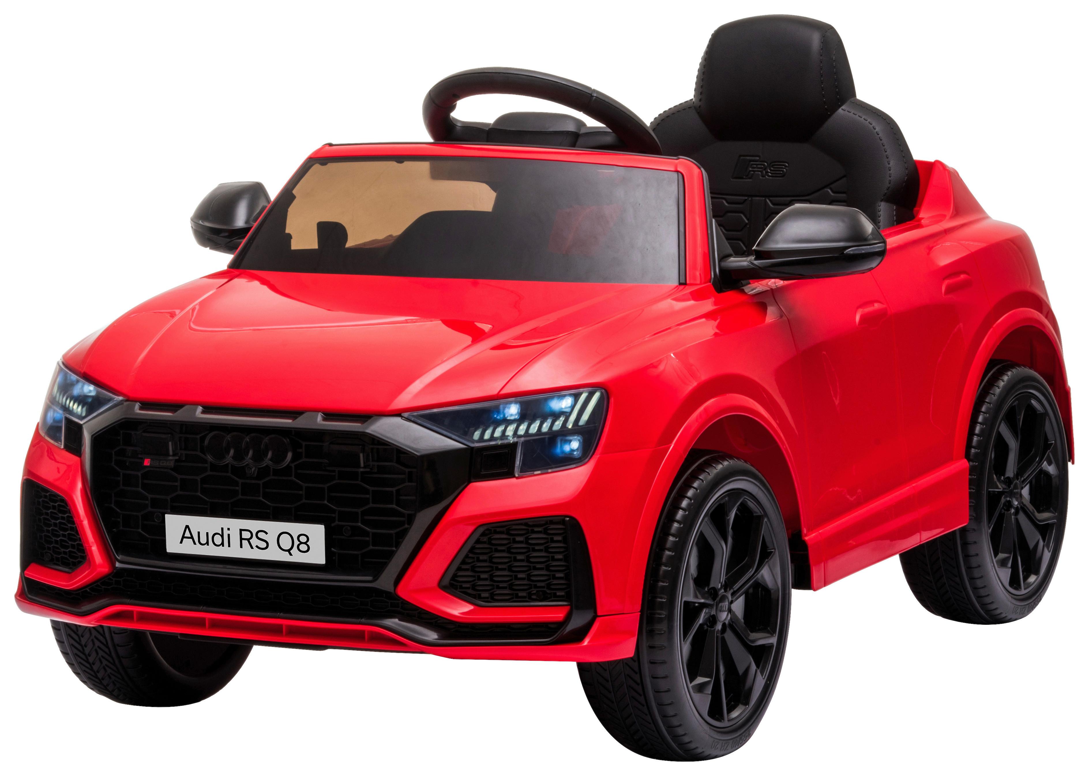 Kinder-Elektroauto Audi Rs Q8 Rot mit Licht/Sound - Rot, Basics, Kunststoff (101/62/51cm)