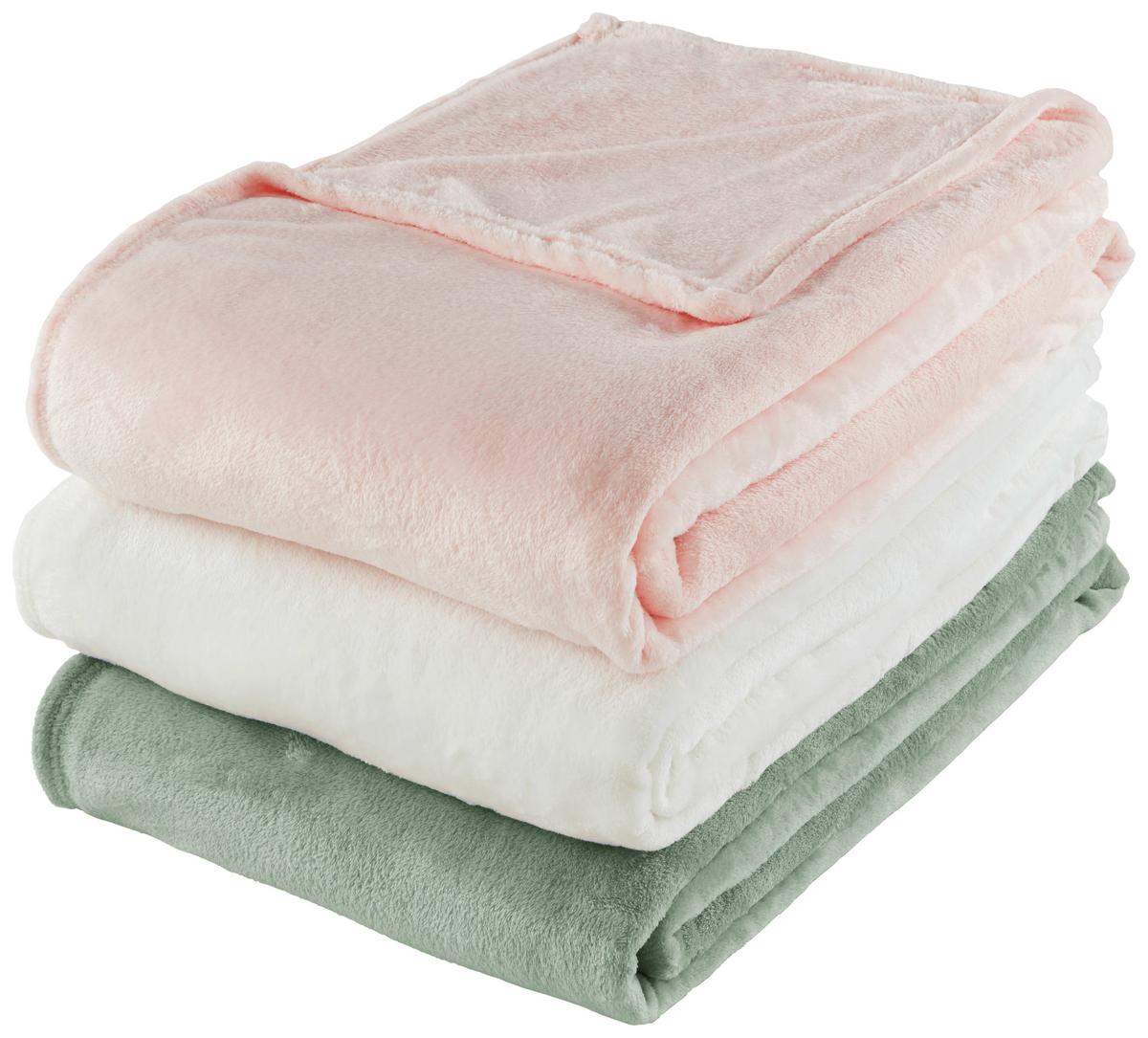 MÄKKÁ DEKA Michael XXL, 220/240cm, biela - biela, textil (220/240cm) - Modern Living