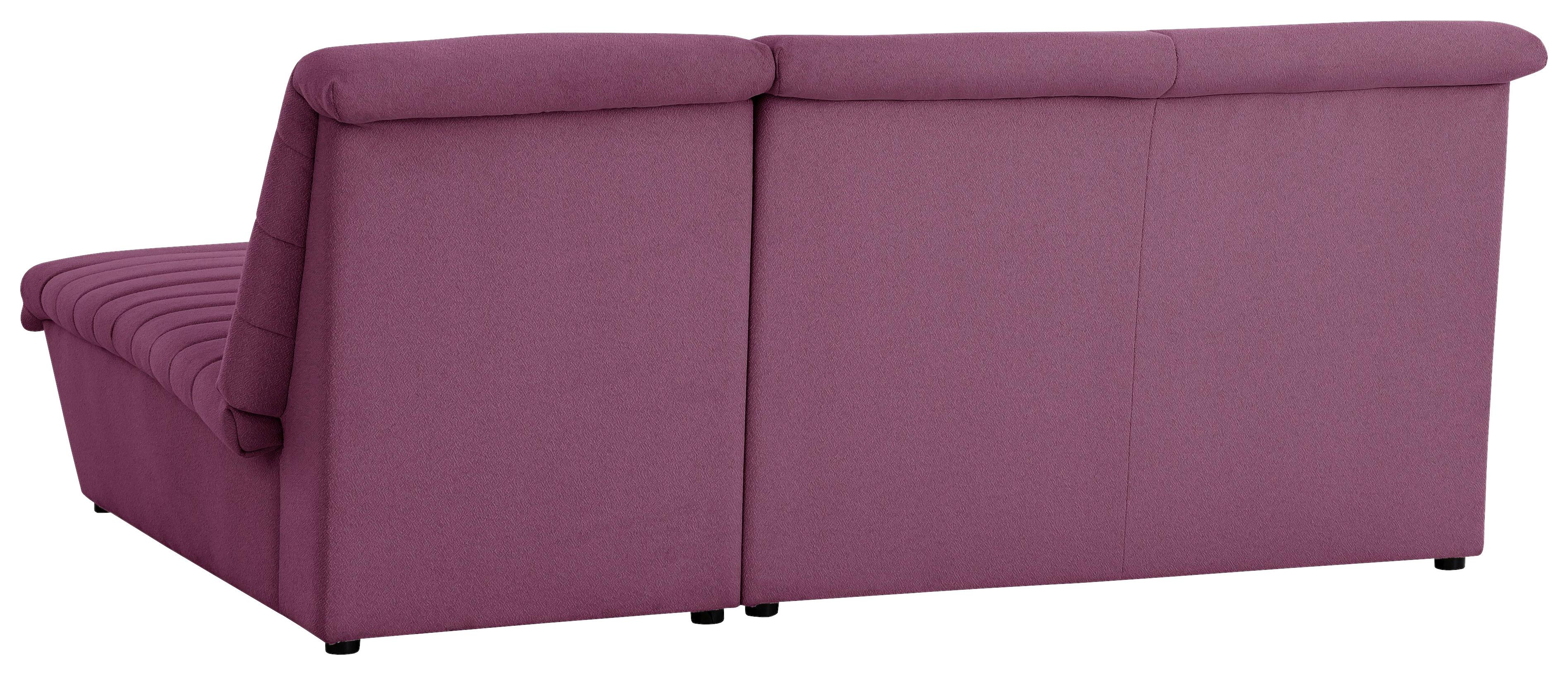 Ecksofa Looks Viii Weinrot - Weinrot/Schwarz, Design, Textil (214/168cm) - LOOKS by W.Joop