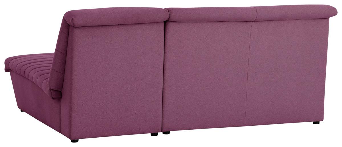 Ecksofa Looks Viii Weinrot - Weinrot/Schwarz, Design, Textil (214/168cm) - LOOKS by W.Joop