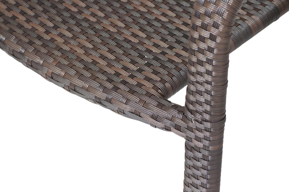 Stapelsessel 120117 - Braun, MODERN, Kunststoff/Metall (56/83/60cm) - Siena Garden