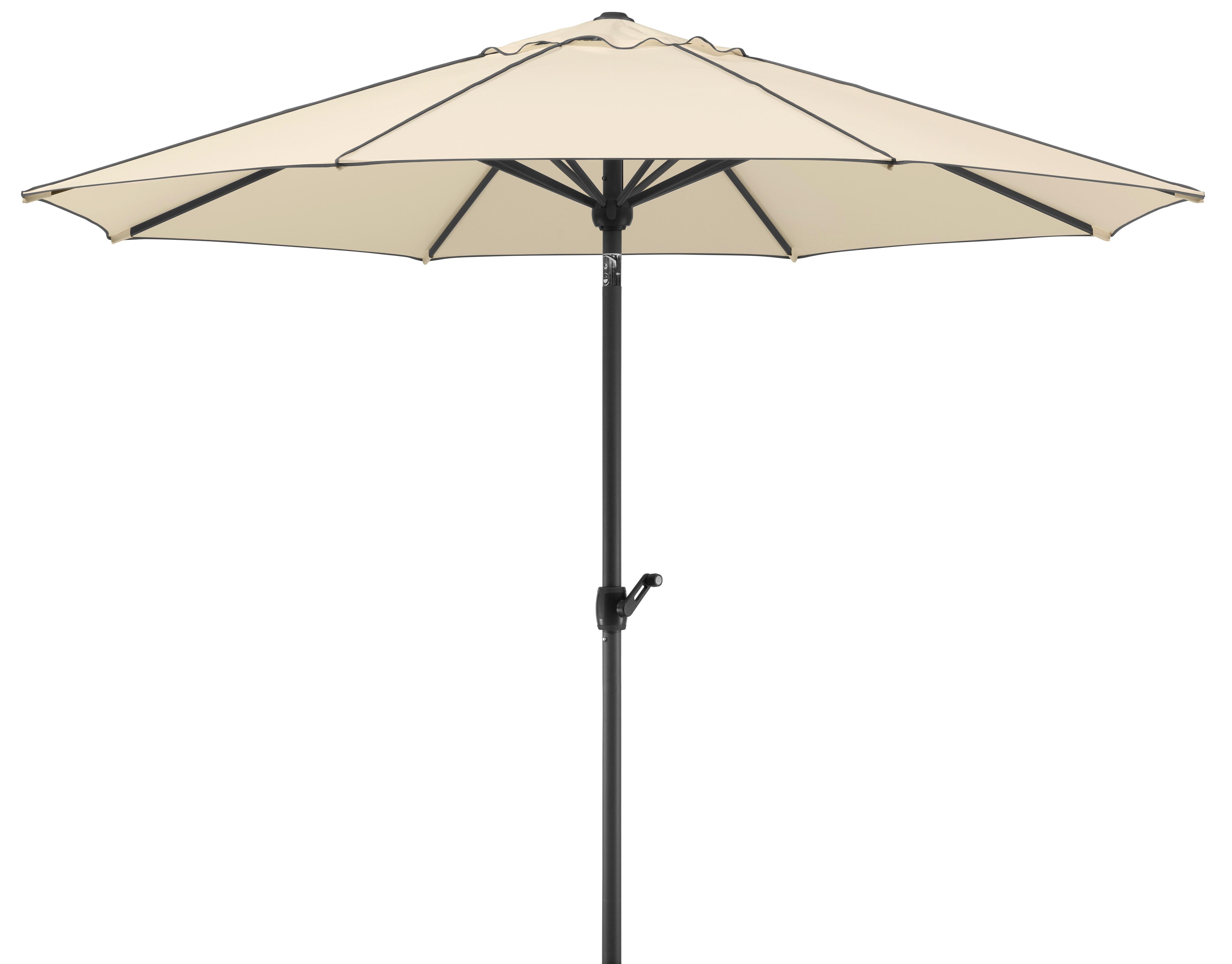 SONNENSCHIRM 300x275x300 cm Naturfarben