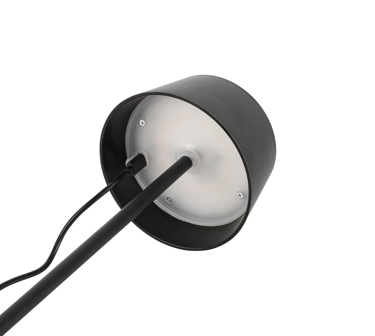STOLNÍ LAMPA NA BATERIE LITZI - černá, Moderní, kov/plast (11,6/31,3cm) - Modern Living