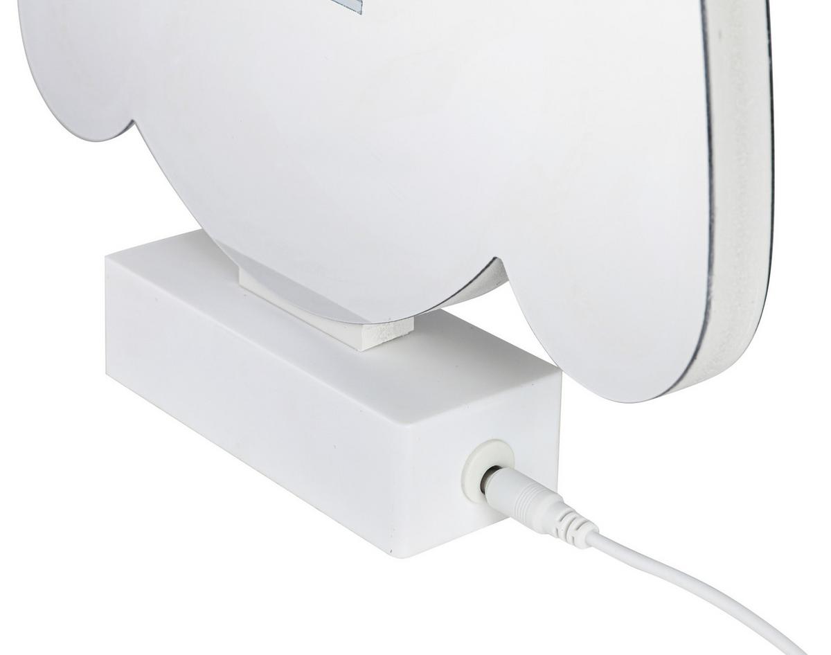 LED-DEKOLEUCHTE CRUZ - Chromfarben/Weiß, Basics, Kunststoff (22,8/4,5/25,41cm) - Luca Bessoni