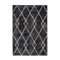 Hochflor Teppich Anthrazit Orlando 80x150 cm - Anthrazit, Design, Textil (80/150cm) - Kayoom