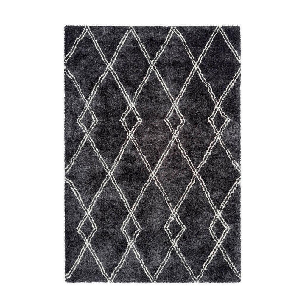 Hochflor Teppich Anthrazit Orlando 160x230 cm