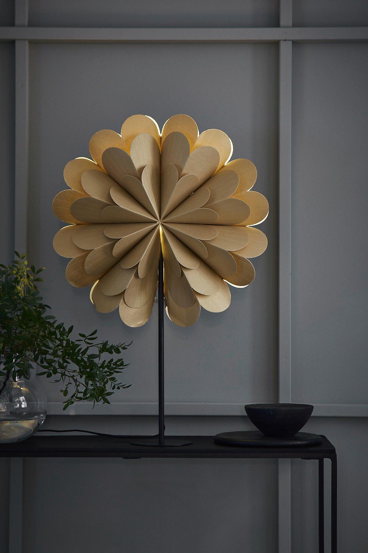 Dekostern Maravilla - Goldfarben, Basics, Papier (45/45/19cm) - Markslöjd