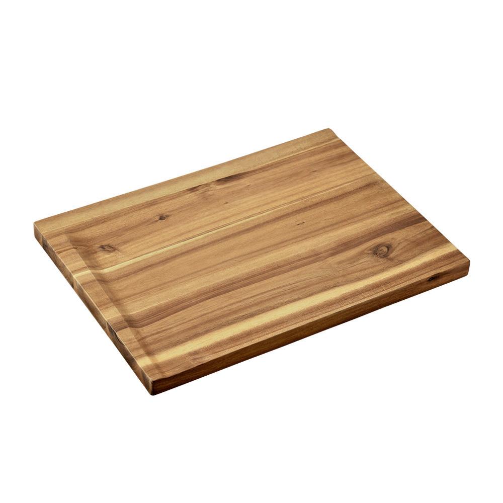 Schneidebrett Akaziefarben B: 38 cm - Akaziefarben, Basics, Holz (38/2.8/28cm) - Kesper
