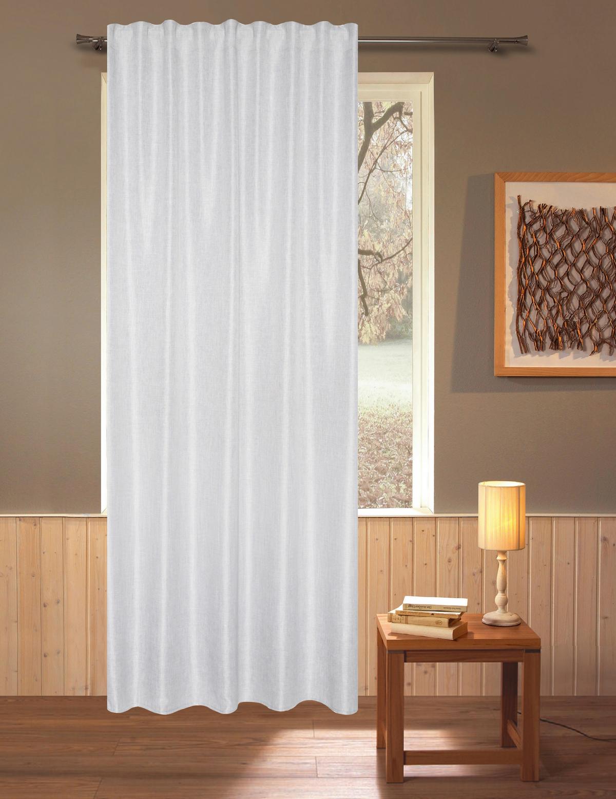 Lärm- und Wärmeschutzvorhang SILENCE - Naturfarben/Grau, ROMANTIK / LANDHAUS, Textil (135/245cm) - James Wood