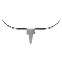 Nástenná dekorácia WOHNLING - strieborná, Modern, kov (100/40/6cm) - MID.YOU