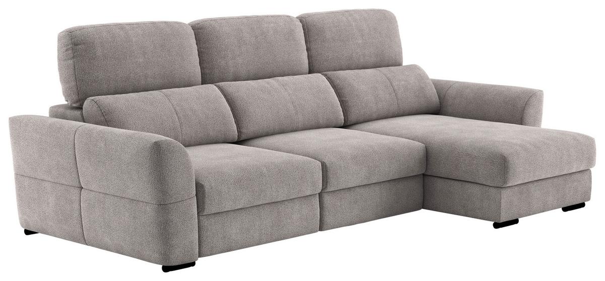 Sarokkanapé Meran Mm901 - taupe, Konventionell, textil (262/216cm)
