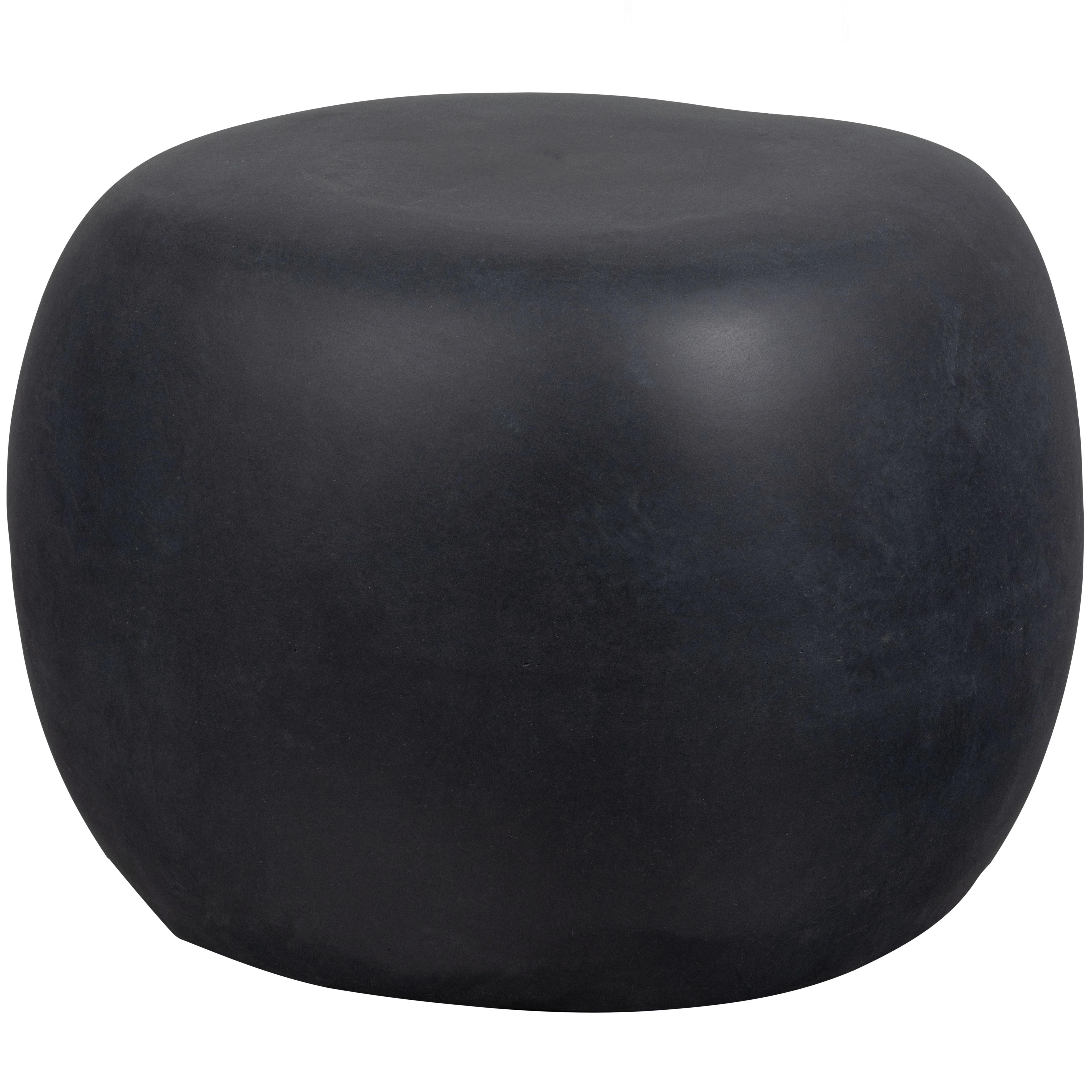 Couchtisch Pebble Anthrazit B: 50 cm - Anthrazit, Design, Glas/Keramik (50/50/35cm) - Livetastic