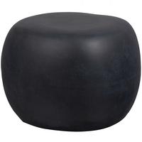 Couchtisch Pebble Anthrazit B: 50 cm - Anthrazit, Design, Glas/Keramik (50/50/35cm) - Livetastic